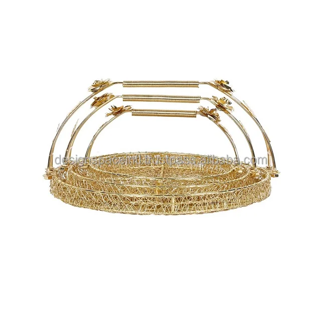 Creative Metal Stylish Fruit Bowl with affordable price