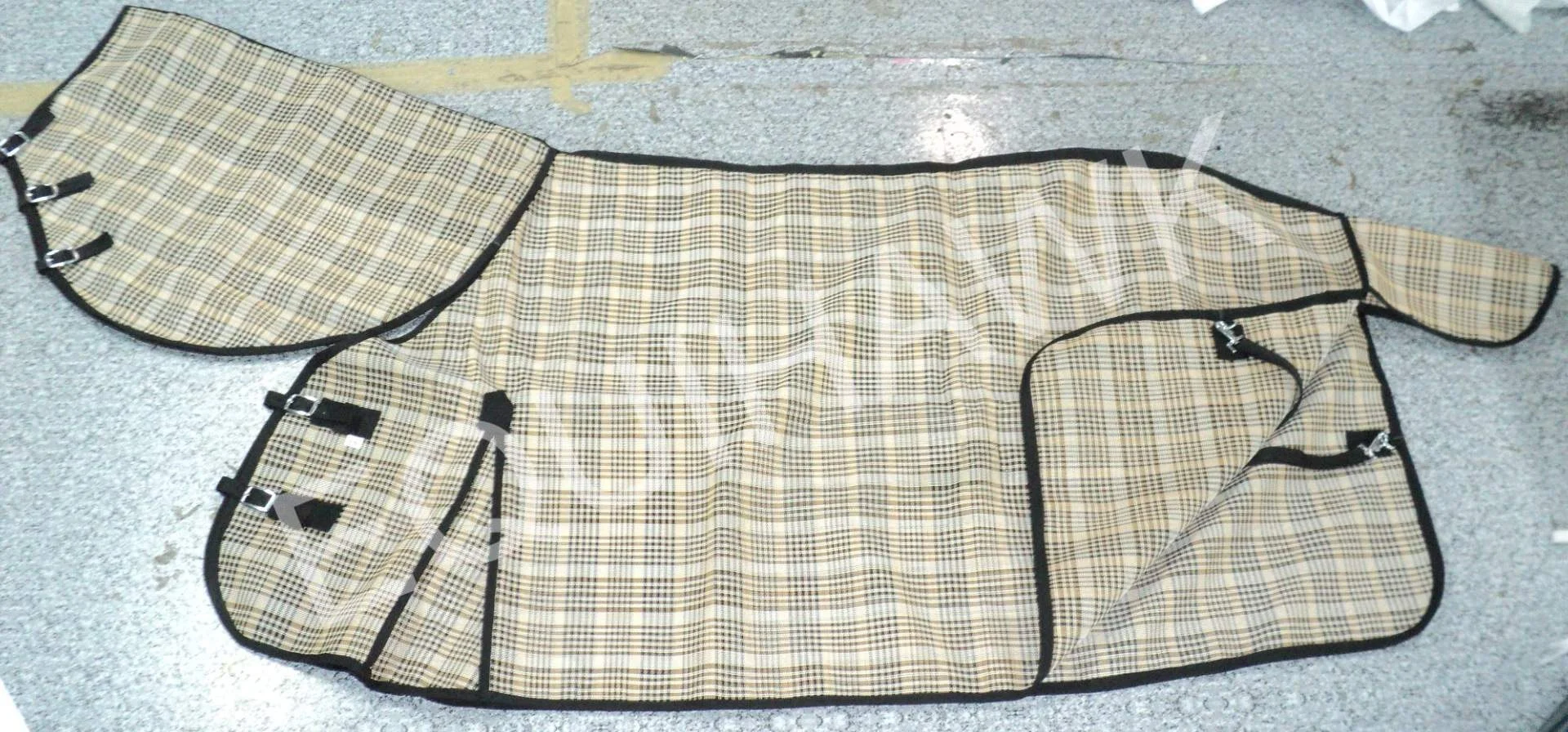 OEM SUMMER PU NET COMBO HORSE RUG CUSTOM DESIGN PU NET MESH COMBO HORSE RUG WITH DETACHABLE NECK AND SURCINGLES