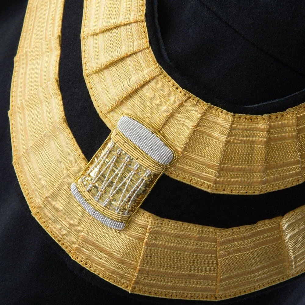 High Quality Hand Made Customized Drum Majors Dress Sashes With Customized Hand Made Embroidery