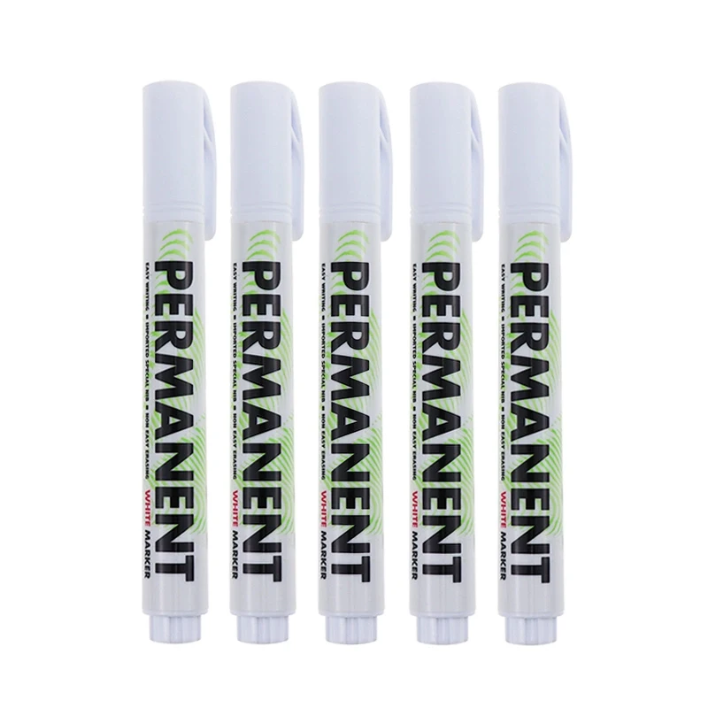 Leto 9915 9905 0.1mm 3.0mm White permanent marker pen for graffiti drawing designing decorating whitening