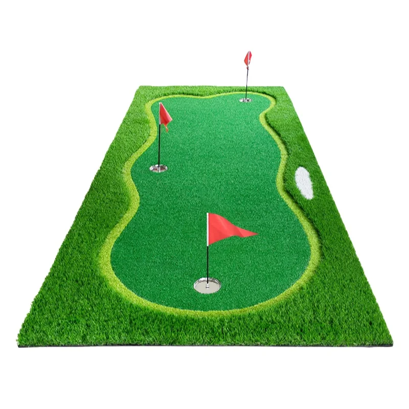 Factory OEM Portable Mini Golf Course Use Folding Green Mat Chipping Putting Custom Practice Golf Putting Green