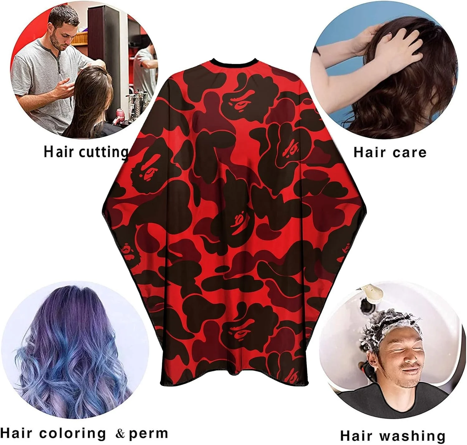 Kids Hair saloon capes  BARBER Hair  CAPES WITH CUSTOM DESIGN 100% POLYESTER IN WATER PROOF AND WATER RESISTANT