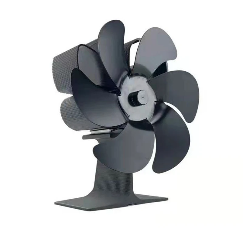 Powered wood stove fan Non Electric Fireplace Fans Log Wood Burner Eco Quiet fan for Increasing more Warm Air