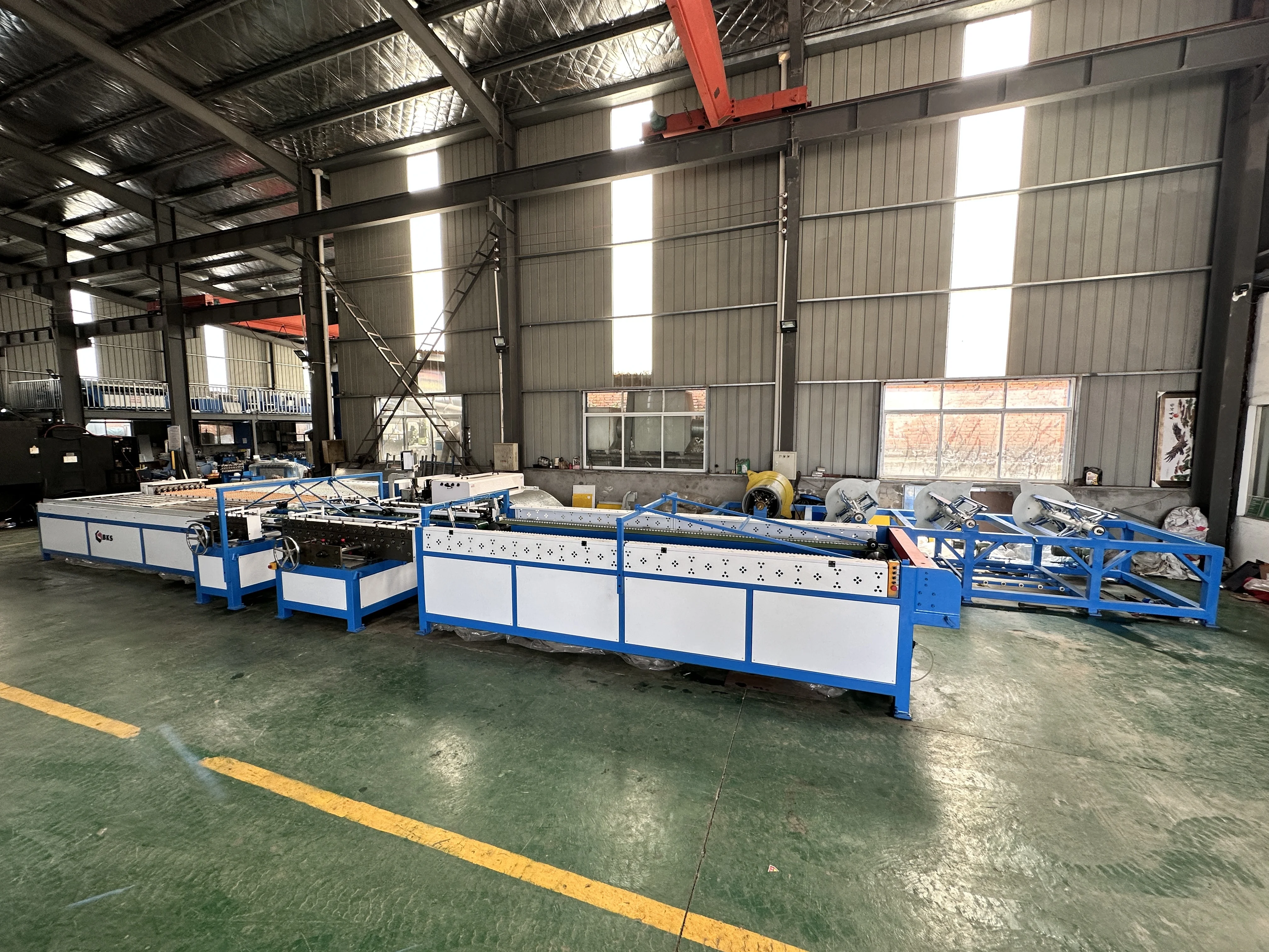U Shape Auto Duct Production Line 6 for Making Square HVAC Duct and Ventilation ducts