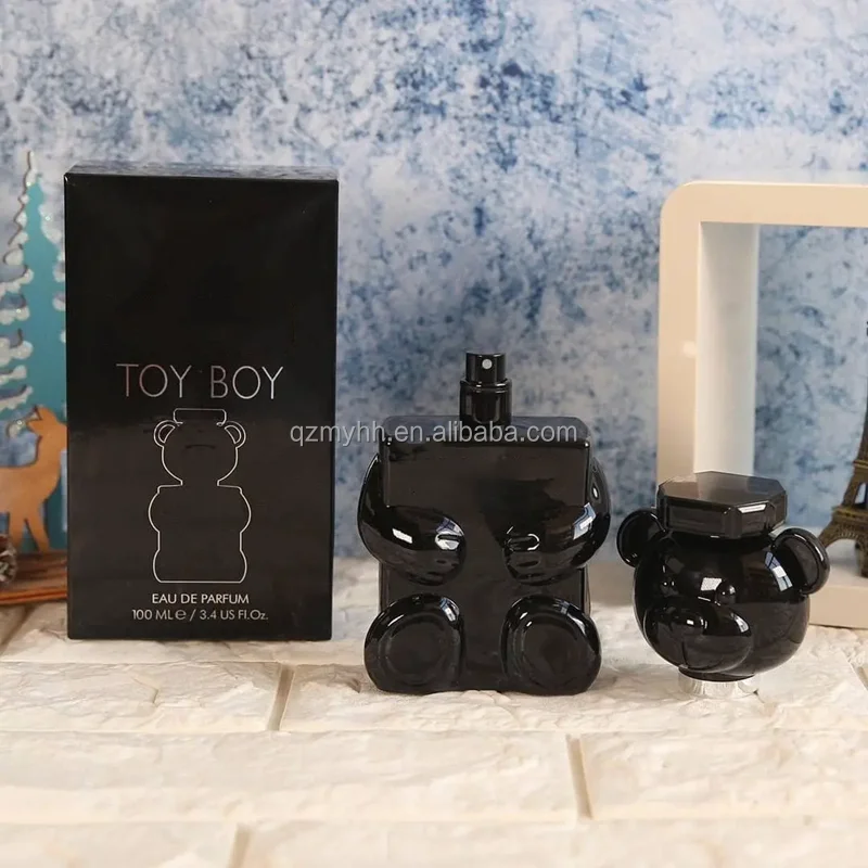 Men Perfume 100ml Lasting Smell Male Fragrance Spicy Woody Cologne Body Spray Mist Parfum ToyBoy Black Bear Bottle One Drop Ship