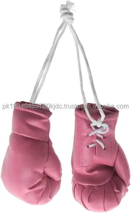 Miniature Boxing Gloves and Hanging Bag Decorative Sporting Accessories and Keychains for Home Use