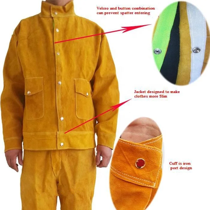 Сварочный костюм огнестойкая сварочная одежда штаны куртка для сварочной защиты