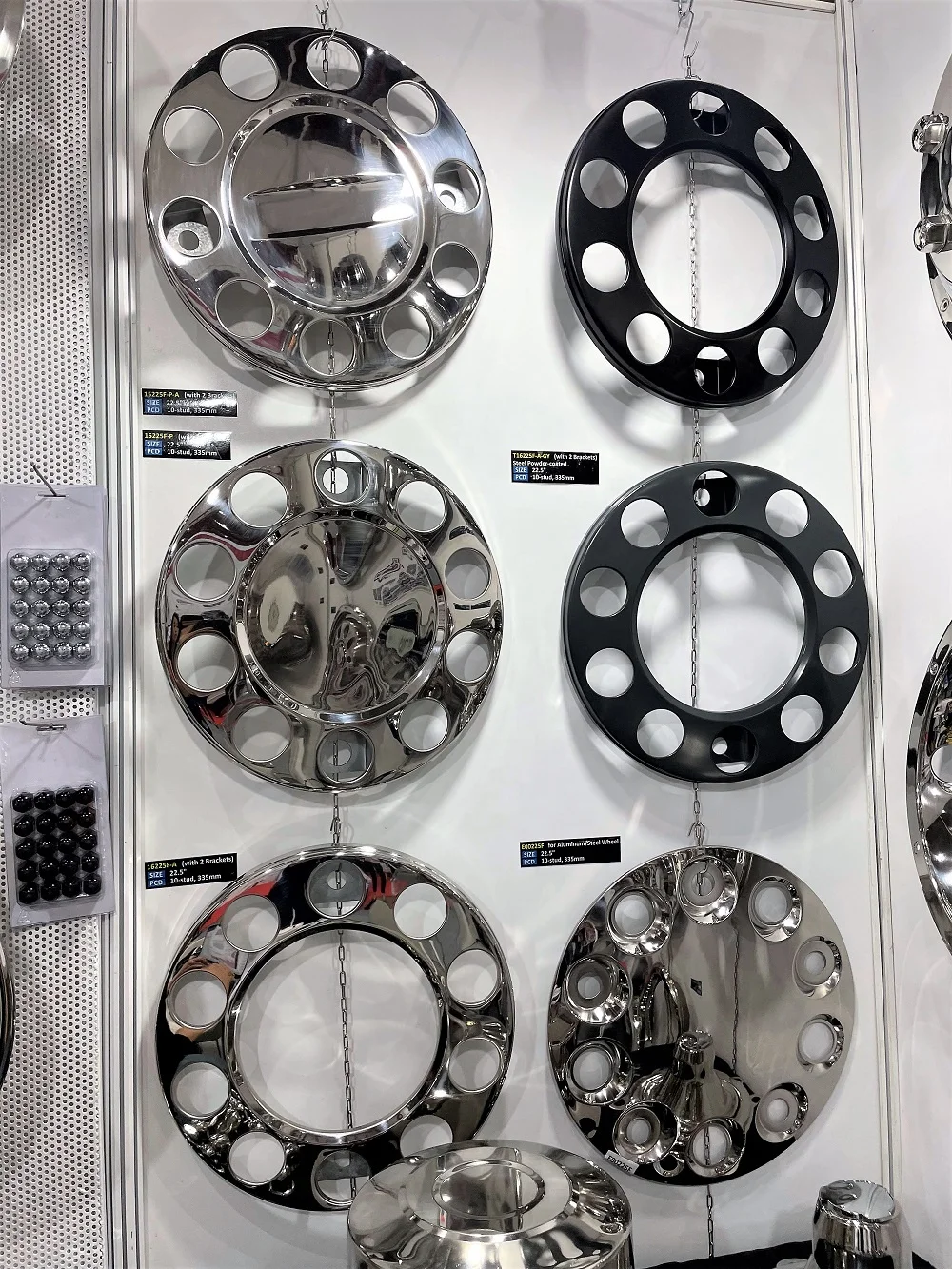 European Universal Stainless Steel Wheel Cover 22.5  19.5  17.5  for Trucks and Buses