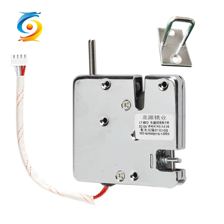 Stable quality DC12V 24V low price mini electromagnetic solenoid lock for storage locker