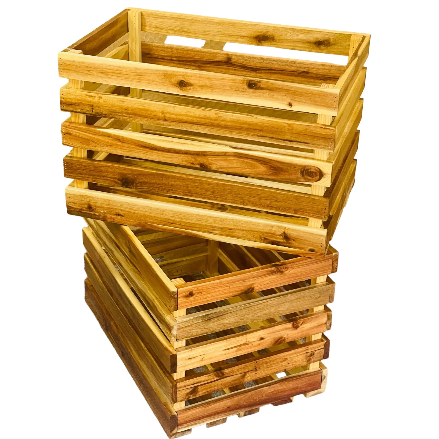 Best Selling Crate Oem Dimension Wooden Crates Wholesale Gift Box Cheap Wood Nature Made by Vietnam Manufacturer