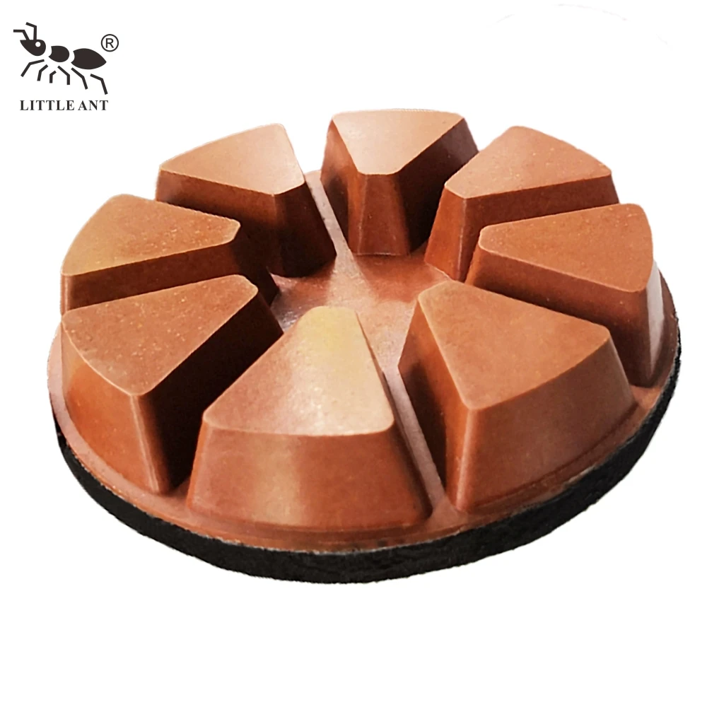 LITTLE ANT 3 Inch 12mm Dust Free Concrete Surface Floor Polishing Cement Epoxy Grinder and Polisher