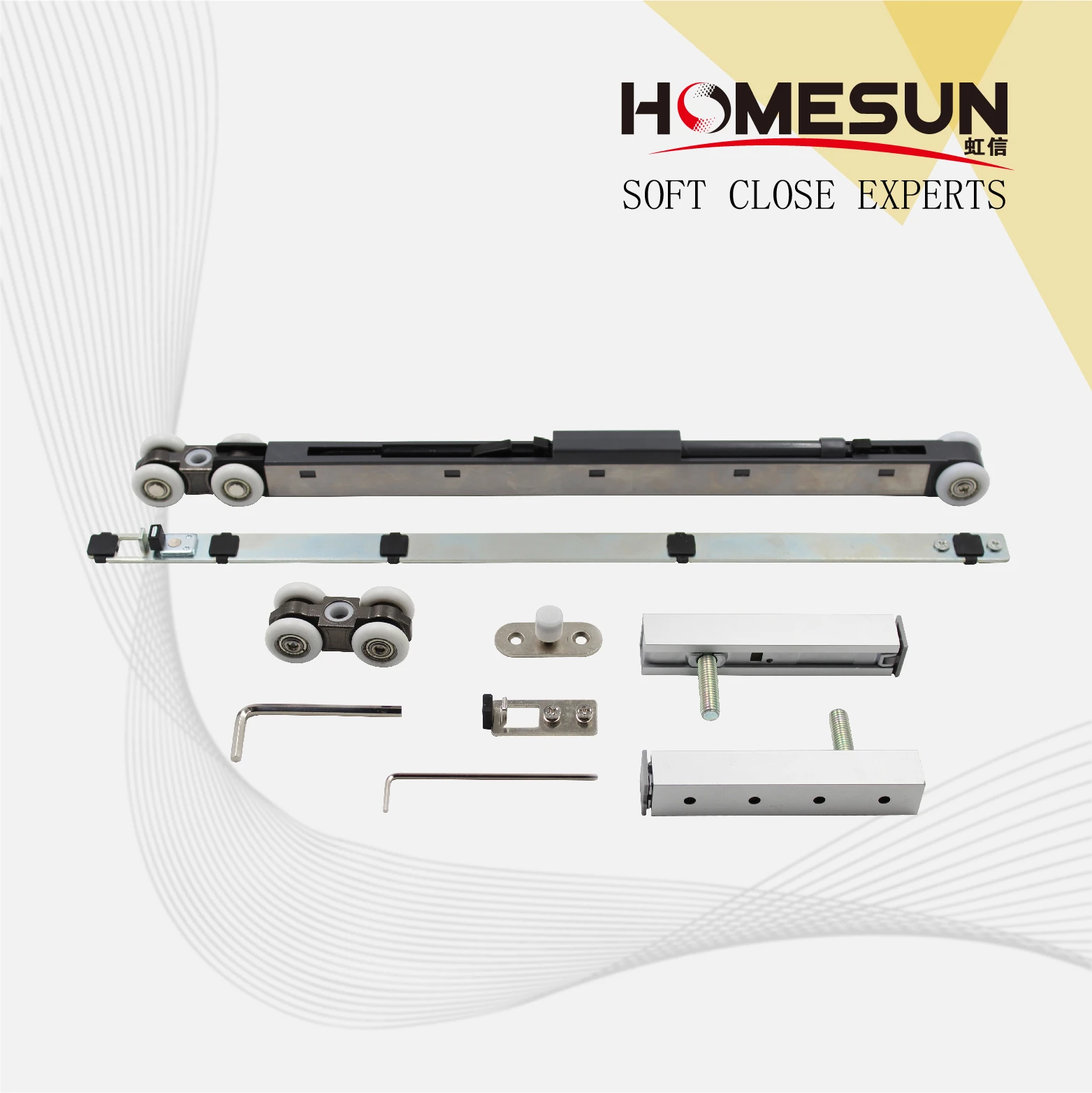 Раздвижная дверь с медленным закрытием и мягким закрытием