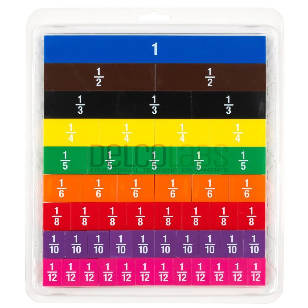 Top Listed Supplier Selling  Fractional Learning Toys for Kids Fraction Tiles Math Teaching Educational Fraction Tile from India