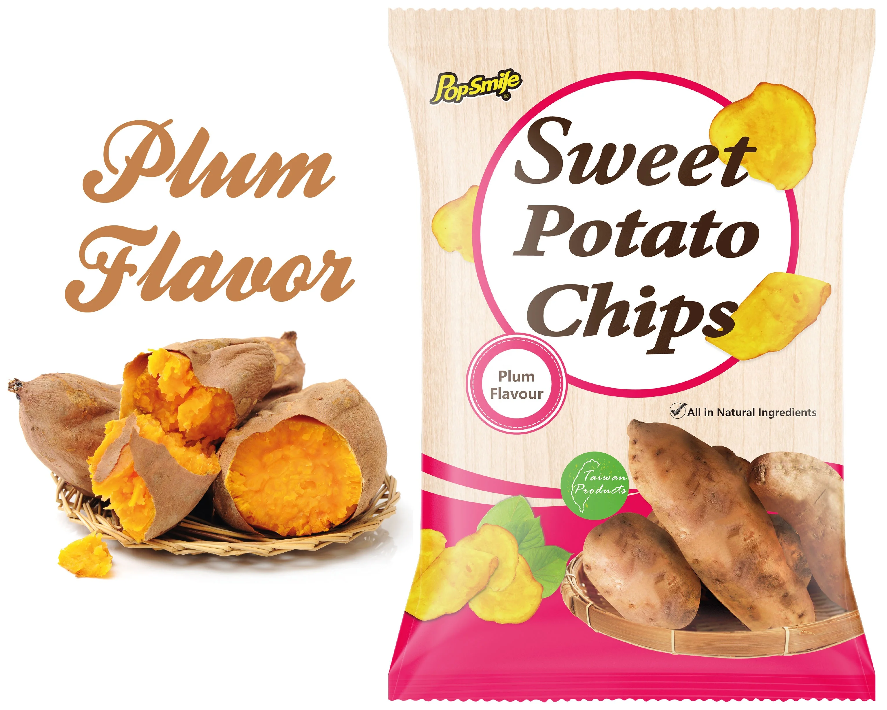 Free Sample Available Sweet Potato Chips Taiwan Snack