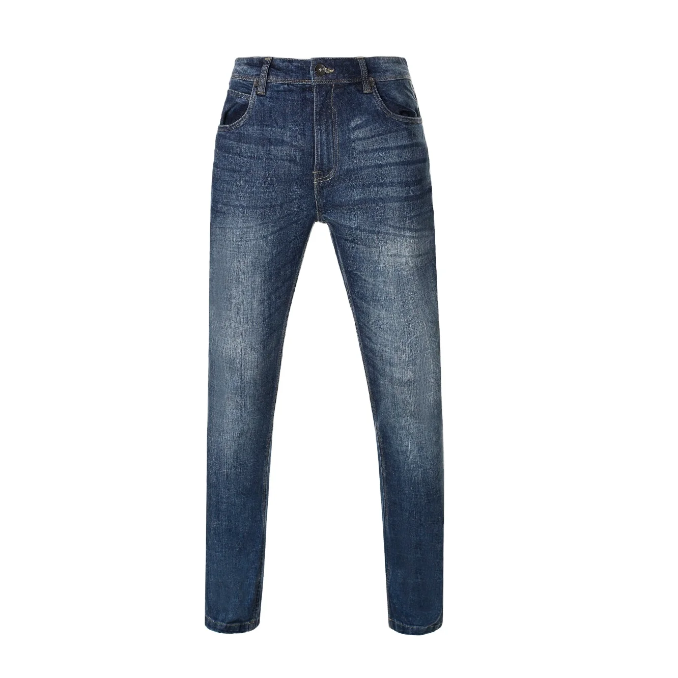 Customized OEM Support Male Casual Denim Jeans Cotton Spandex Slim Fit Straight Jeans For Men From Bangladesh