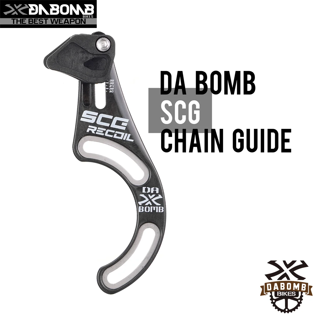 DABOMB Bicycle Components Enduro MTB Nylon Carbon Fiber Bike Chain Guide