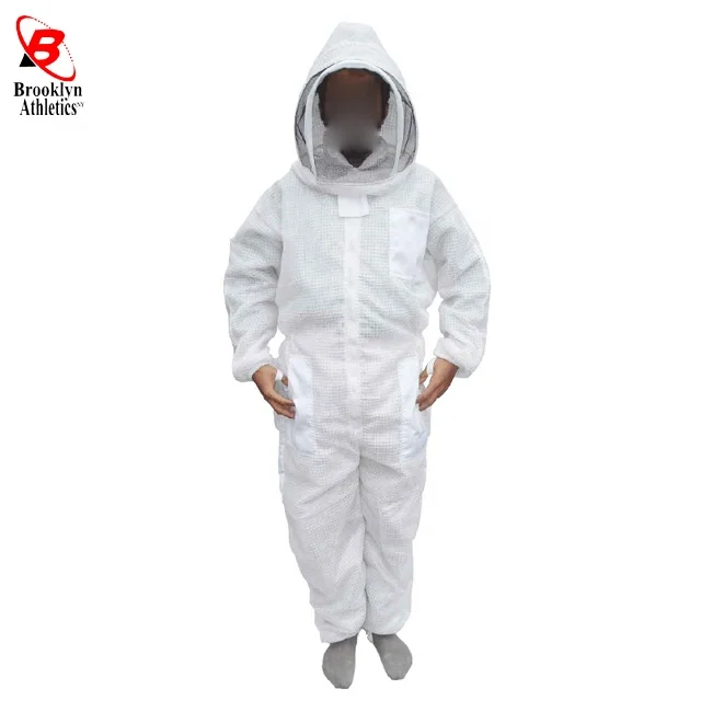 Прямая Продажа с завода 3-слойная сетчатая ткань полиэтиленовый хлопковый пчеловодный комбинезон защитная Рабочая одежда функциями безопасности костюм медовой пчелы