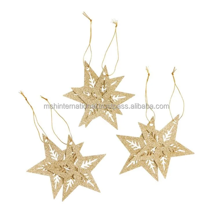 Decoration 3D Custom Heart-shape Brass Christmas Ornament Tree Hanging Christmas Ornament