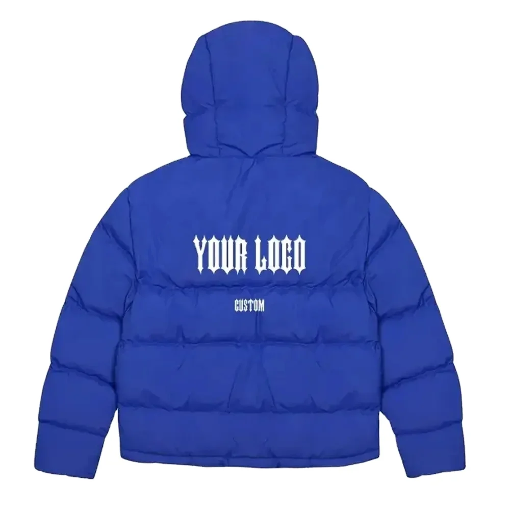 New Design Unisex Winter Trapstar Puffer Jacket Waterproof Warm Thick Coats Detachable Hat Bubble down Jacket Streetwear Men