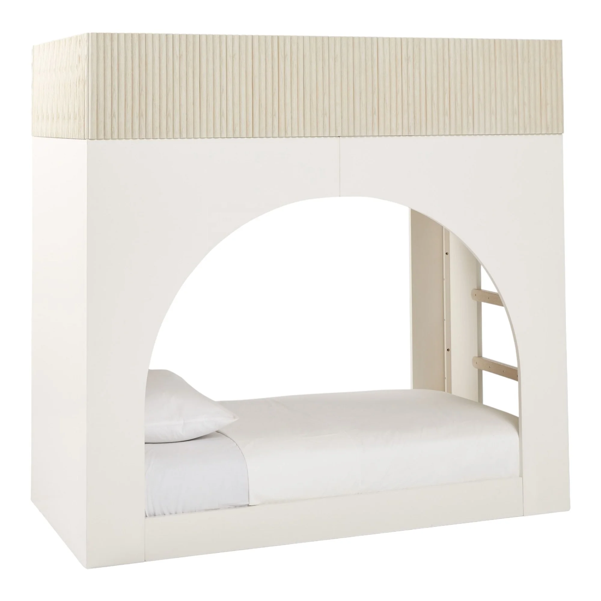 Modern Design Bunk Bed For Kids And Children Solid Teak Wood