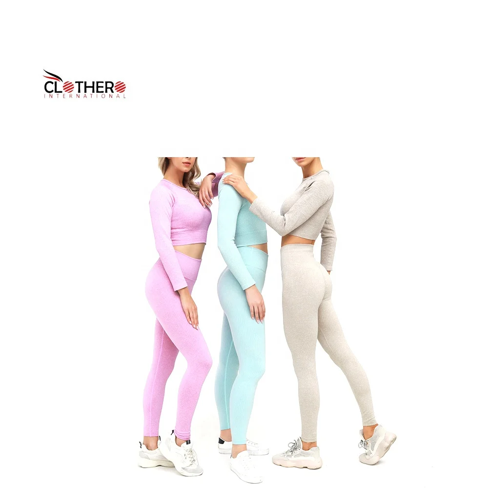 Women Nylon Spandex Compression Sport Fitness Yoga Pants High Waisted Workout Gym Booty Leggings with Pocket OEM Style Packing