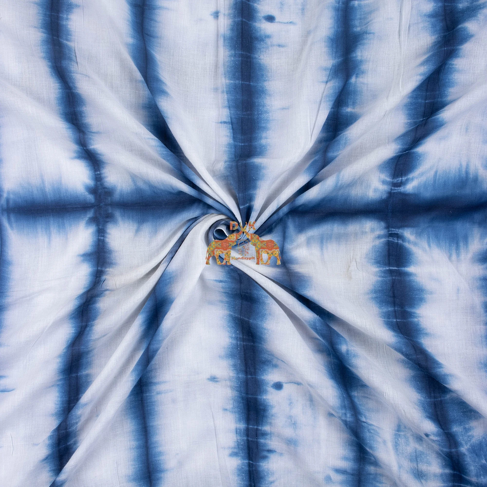 New Collection Hand Made Tie Dye Printed Fabric Lightweight 100%Cotton Printed Soft Fabric For Women Dress Material And Apparels