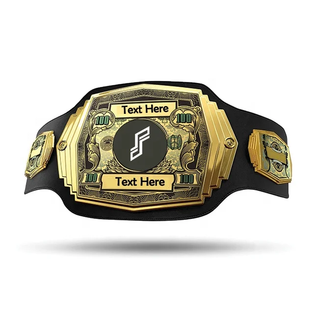High Quality Custom World Championship Belt Boxing MMA Belts Wholesale New Customized Style Leather Championship Belts