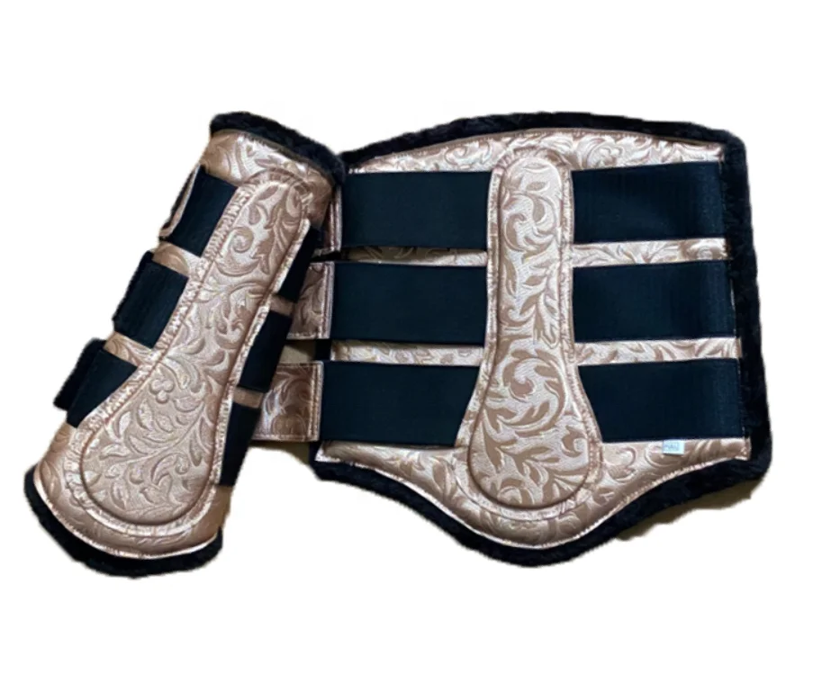 Wholesale Durable Horse Leg Wraps Colorful Horse Riding Protection High Quality Horse Tendon Boots Black Red White Customize