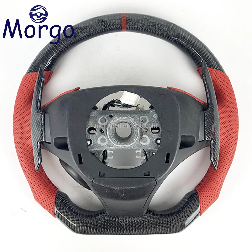 Car interior accessories for Acura 2012-2018 Customized carbon fiber steering wheel with Perforated leather for Honda