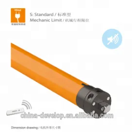 Tubular motor Develop Automation Awning Motor Tubular