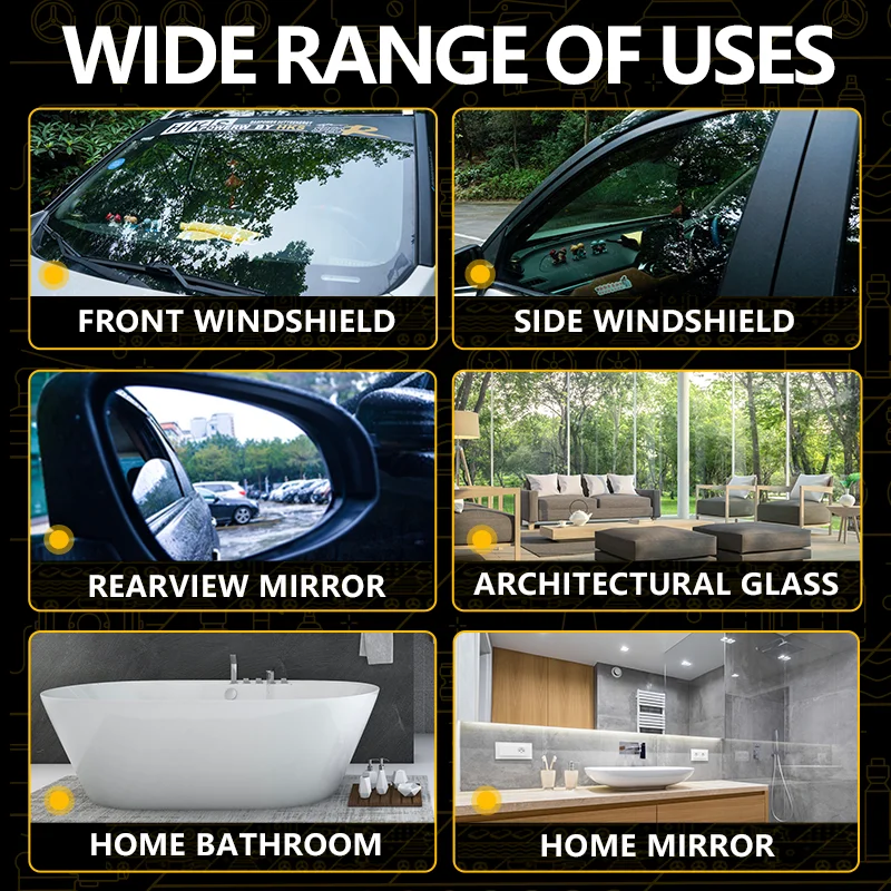 KD-025 Wholesale Auto Car Glass Polishing Glass Oil Film Removing Agent Clean Polish Paste For Window Front Windshield