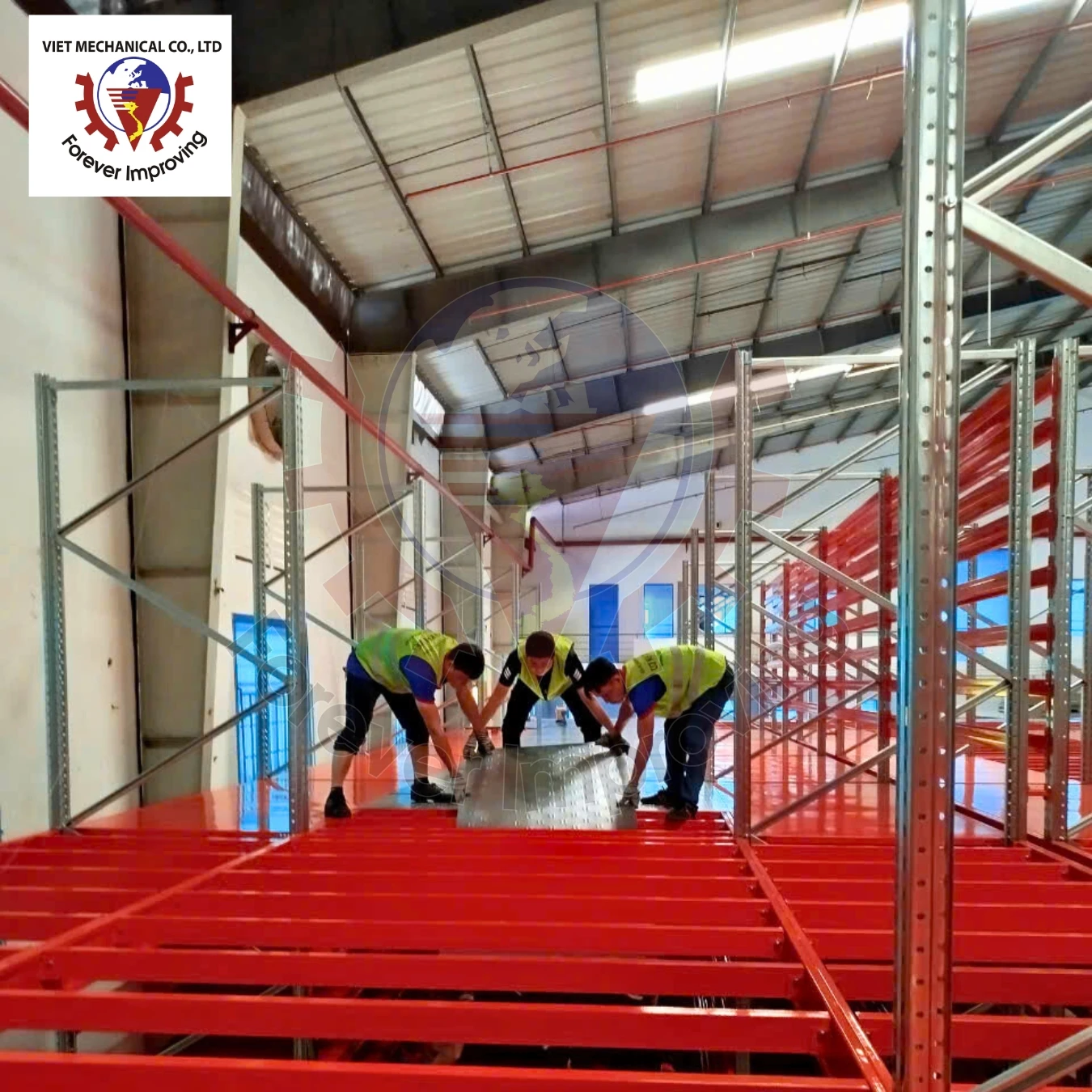 High Capacity Mezzanine Racking with Mezzanine Floor Racking for Space Saving Warehouse Solutions