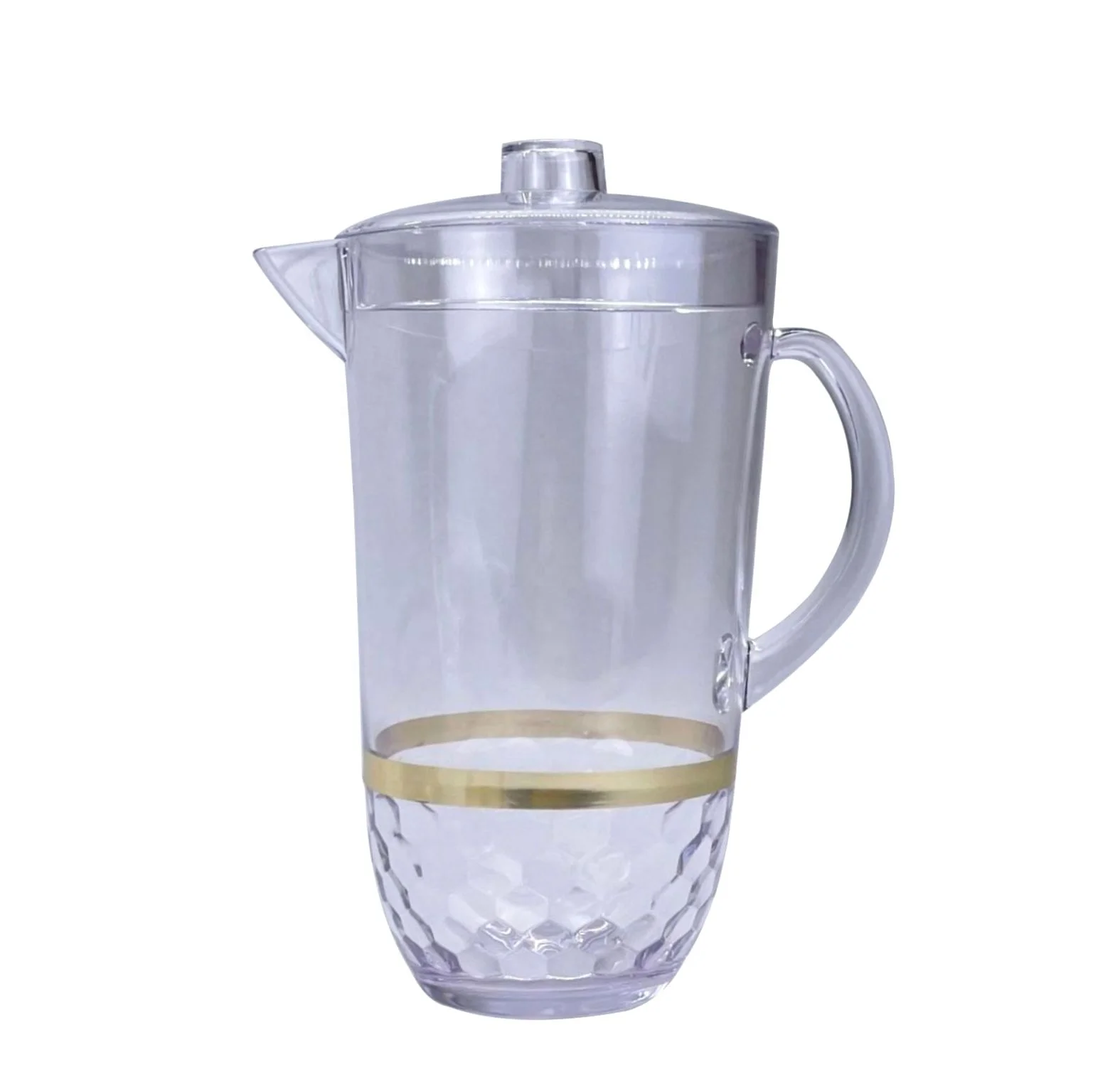 Bee hive design acrylic plastic water pitcher