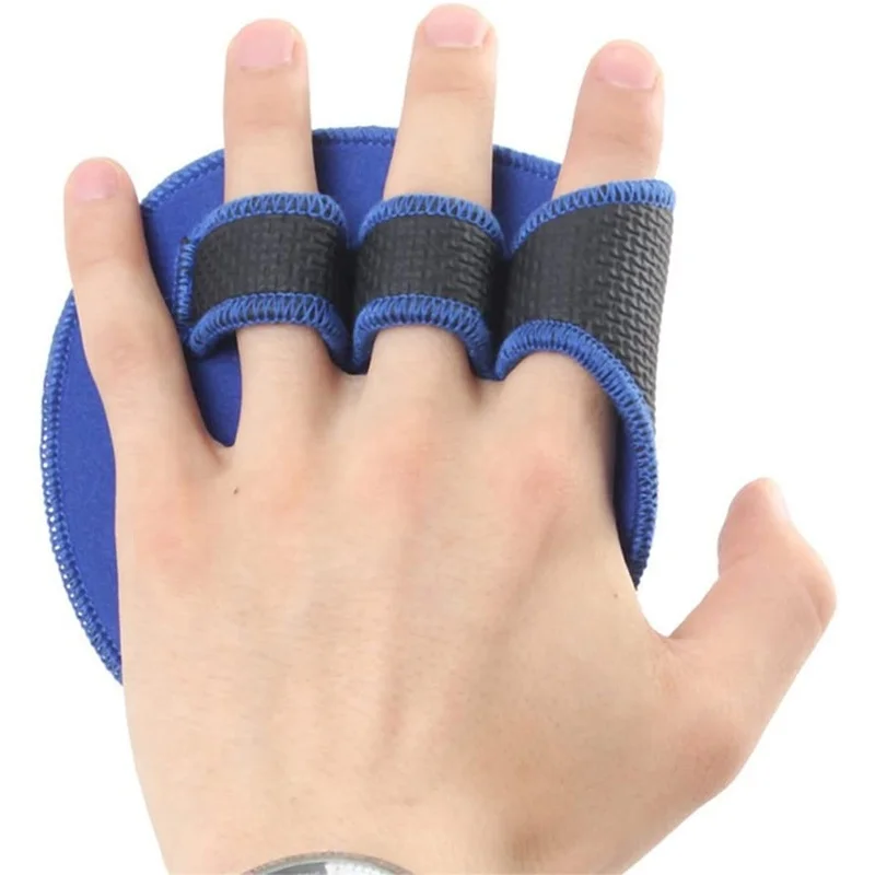 2024 Customized 3mm Neoprene Thickness Non-slip Chiba Grips Pads Gym Workout Hand Pads For Cross Fit Training Pro Palm Grip