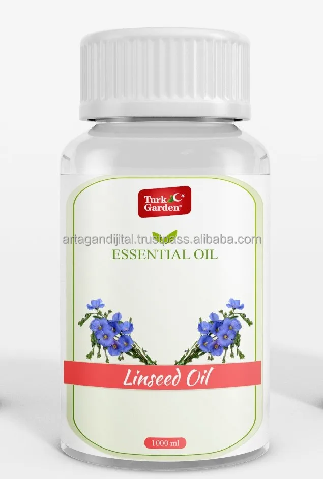 Flaxseed Oil High Quality Turkey Linseed Oil 100% Daily Natural Organic Pure Essential Oil 1000 ML