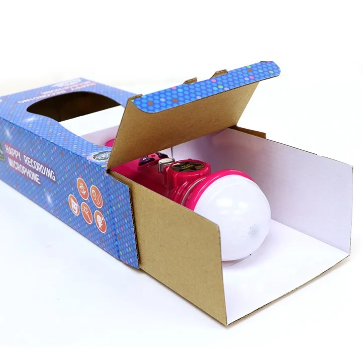 Light up portable microphone karaoke sound machine for kids