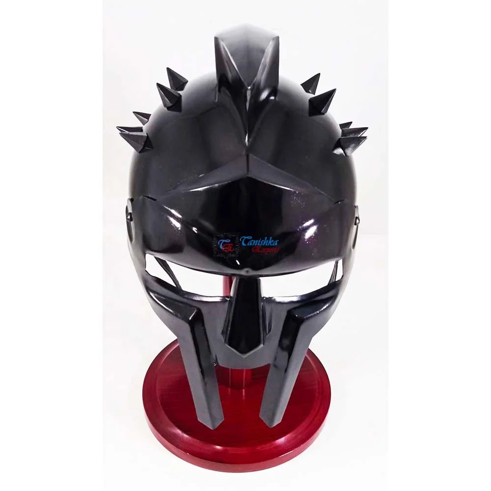 Larp Handmade Antique Greek Helmet Greek armour gladiator helmet Metal Craft maximus decimus meridians armour helmet