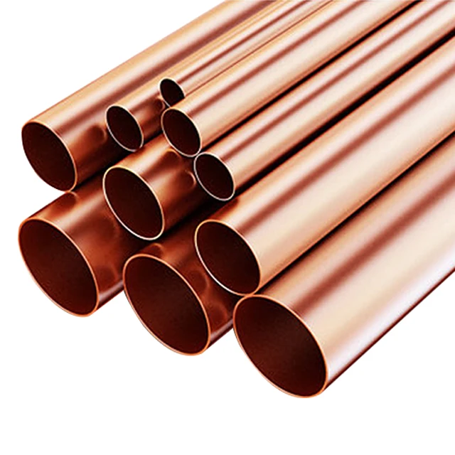 China supply high quality 1-3mm copper tube for air conditioner copper pipe for liquid transportation