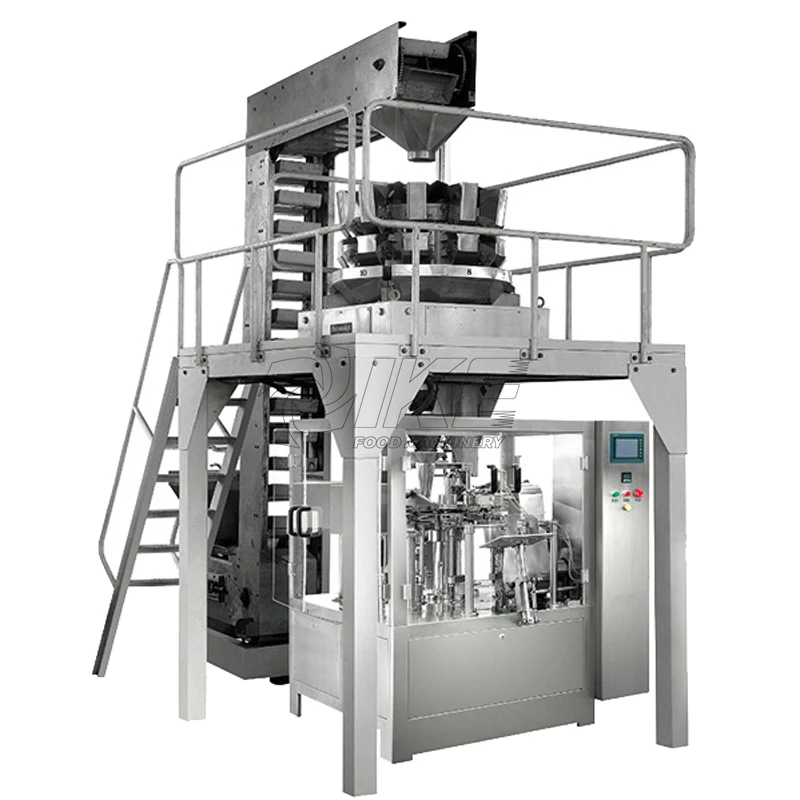 IKE Multifunction Automatic Premade Pouch Dried Fruit Smyrna Mango Doypack Zipper Bag Packing Machine