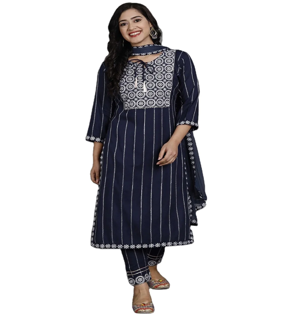 Лучшее качество этническая одежда хлопковые женские костюмы Kurti для вечеринок оптовая цена из Индии Этническая оптом