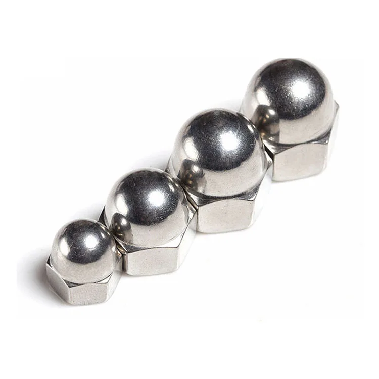 Прямая продажа с завода, шестигранная купольная гайка из нержавеющей стали