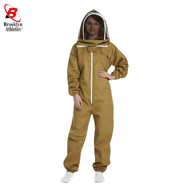 Best Quality Cotton Polyester Beekeeping Suit Beekeeping Equipment Bee Protection Hooded Suit Heavy Duty Bee Suit