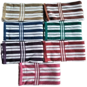 Cotton Towel Customizable Striped Fashion Summer Cotton Microfiber Beach Towel For Sports