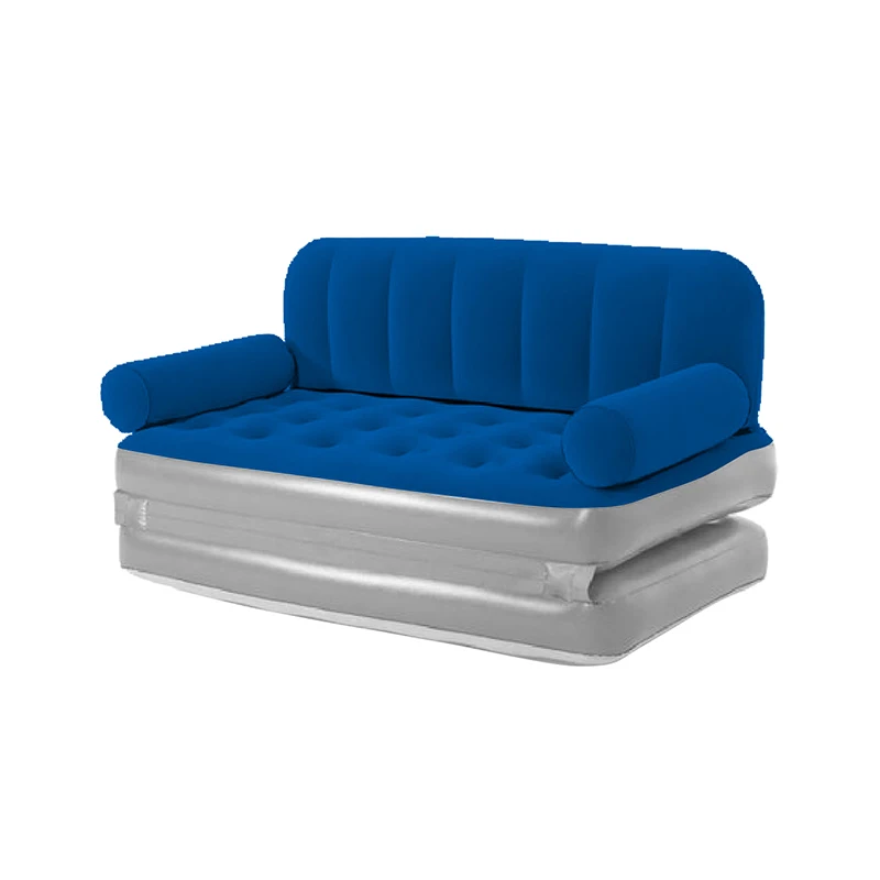 Custom Modern PVC Air Chair Double Inflatable Sofa for Indoor and Outdoor for Living Room & Hotel Elegant Dining Model