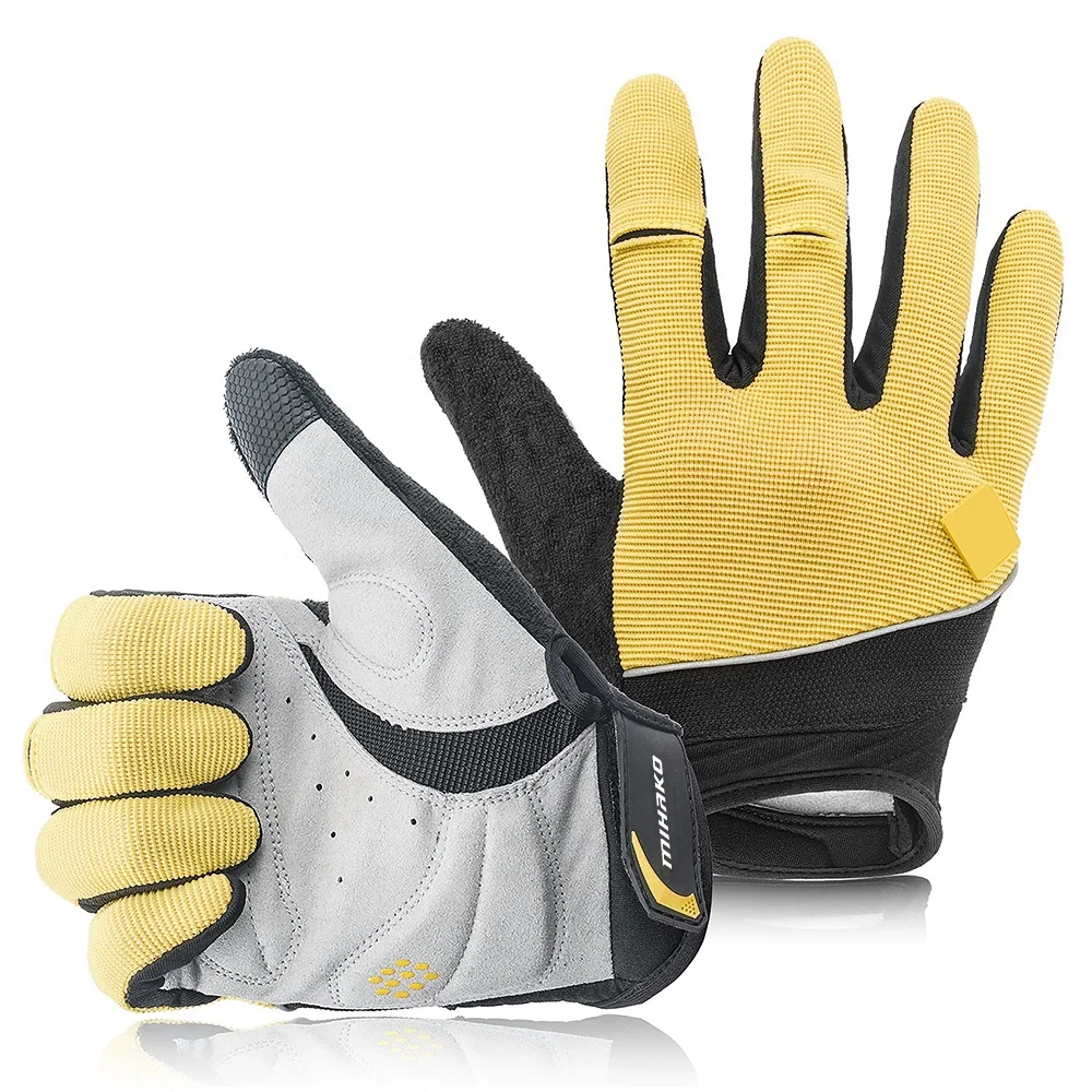 OEM Available Breathable Mesh Full Gym Gloves Finger Gel Pad Touch Screen Cycling Motorcycle Riding Bike Bicycle Sport Gloves