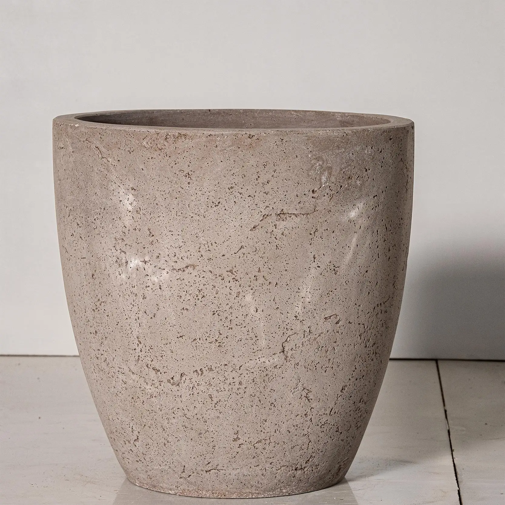 Vietnamese Origin Fiber Cement Flower Pots & Planters for Balcony & Garden Decoration Tree Pot Included