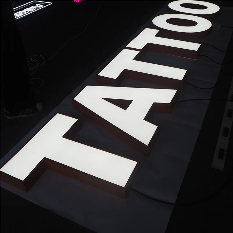 Pharmacie Shop logo Advertising signboard illuminated acrylic led light letter signs