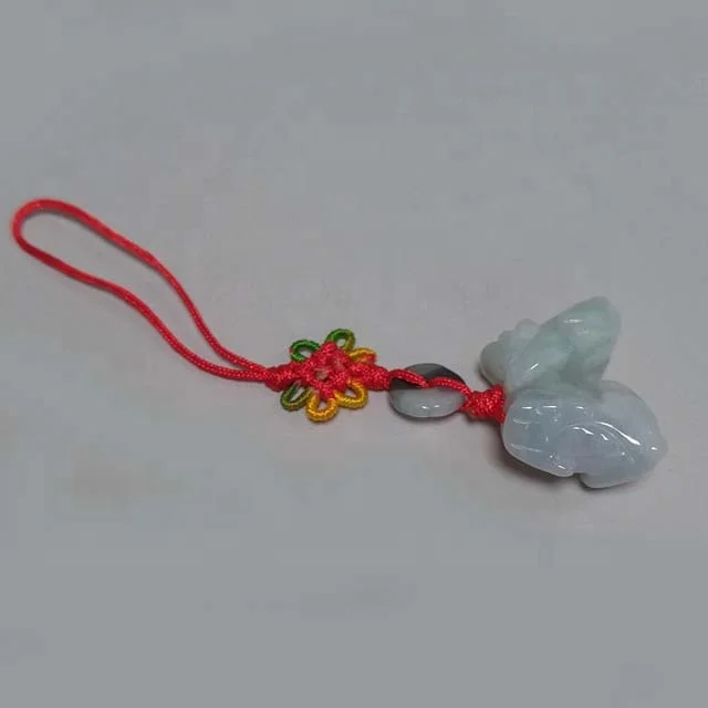 Jade twin Pi Xiu pendant carved statues Feng Shui Pi Yao natural gemstone pendants hanging ornament for Chinese festival