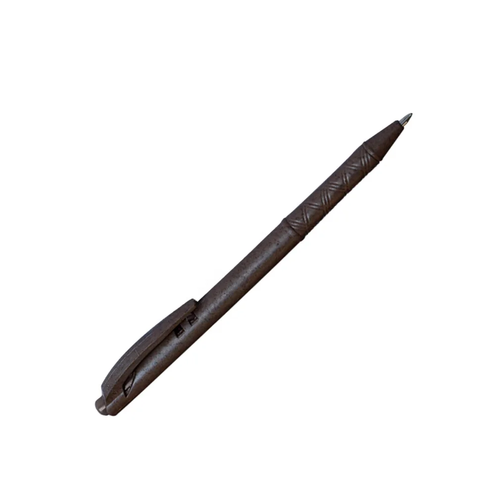 School Office Supplies Manufacturer Stationaries Durable Gel Pen, Coffee Bioplastic Modern Design Gel Pen, Wholesale Gel Pen