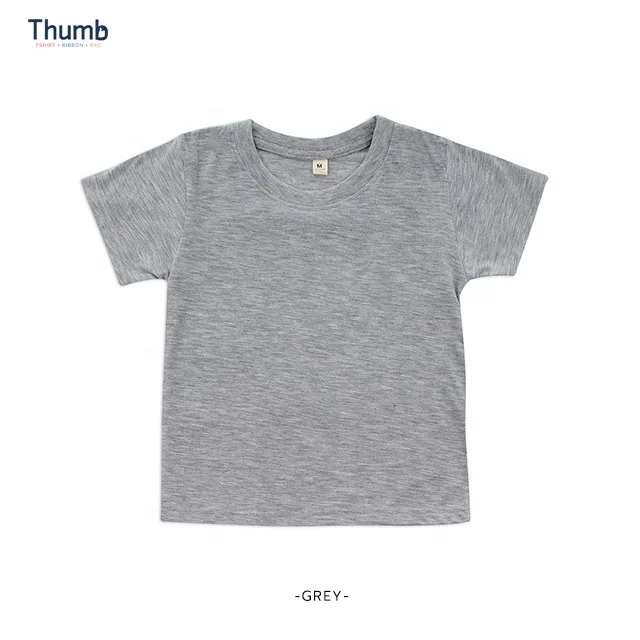 100% Polyester Blanks Tshirt Made in Thailand Kids Pastel Plain for Sublimation Printing T Shirt Men T-shirt Short Sleeve Casual